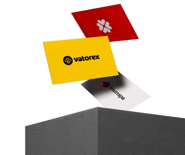 Floating business cards